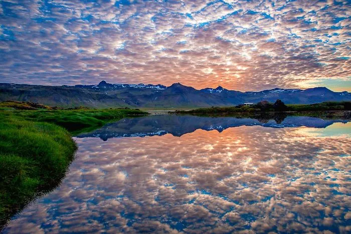 Cotton Candy Lake In Iceland