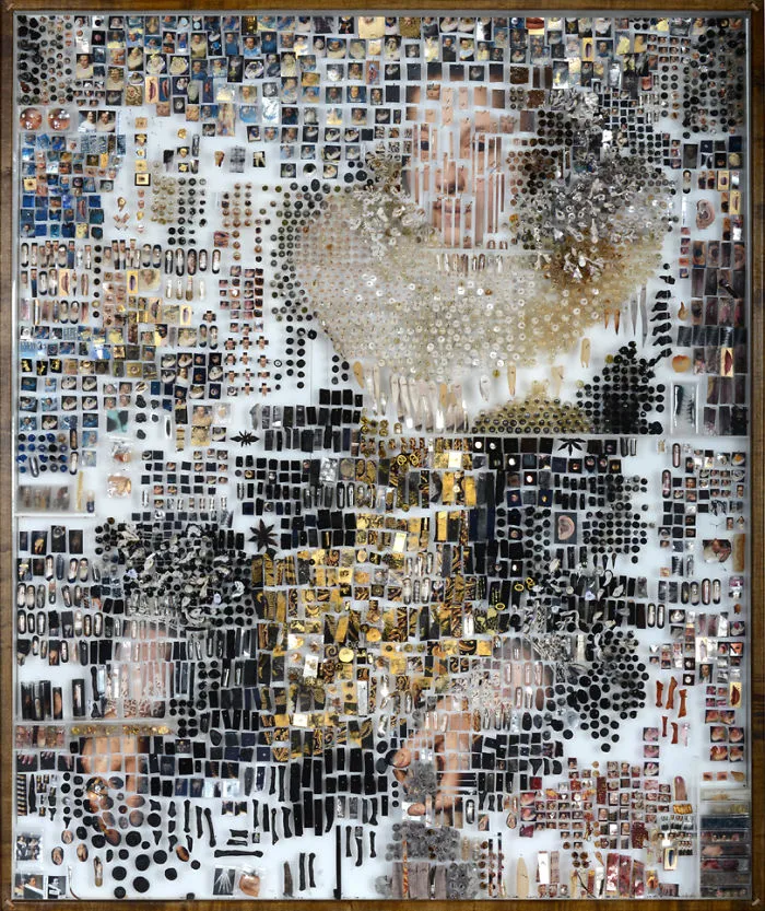 Dutch 17th Century  Portraits Captured In Biographical Dna-Mosaics By Ny Artist Michael Mapes