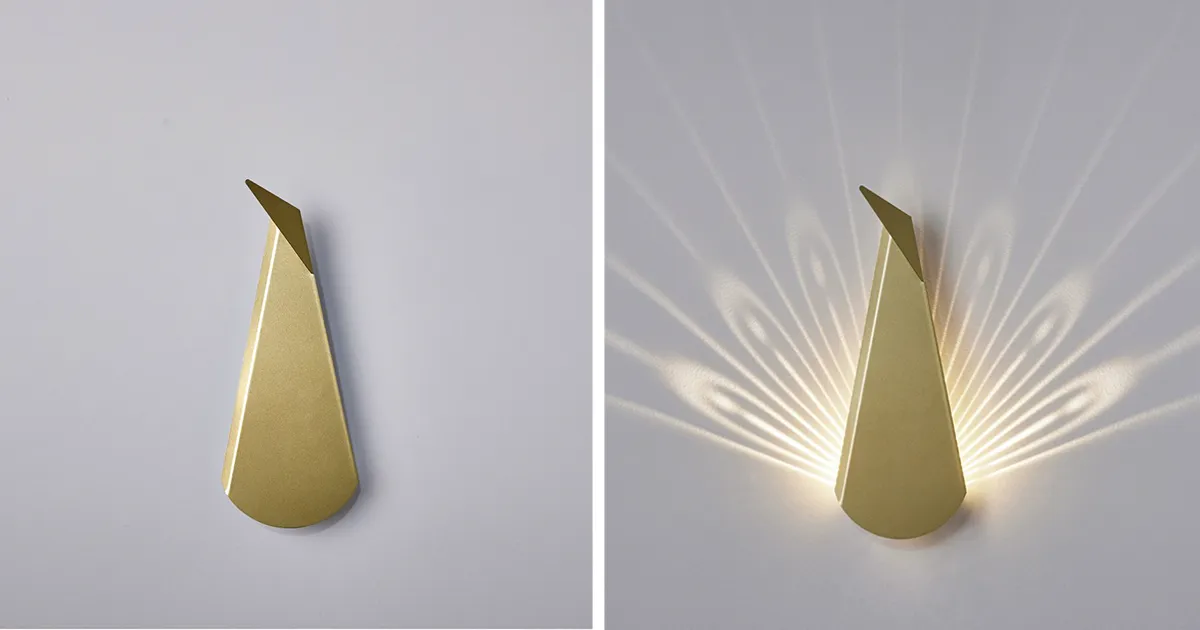 Estas ingeniosas lámparas de pared se convierten en animales al encenderlas
