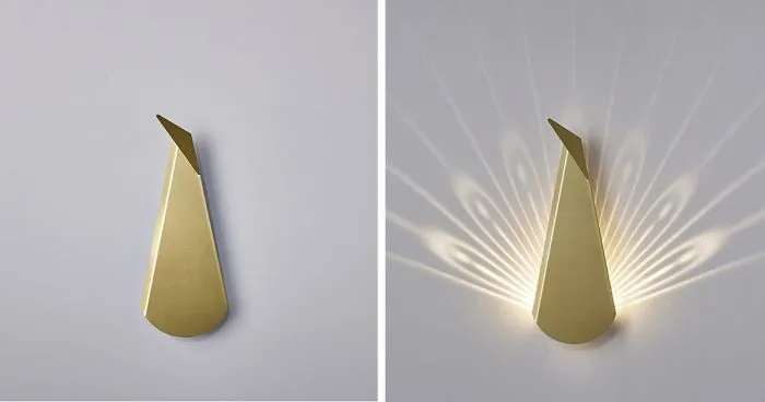 Clever Wall Lamps Turn Into Animals When Switched On
