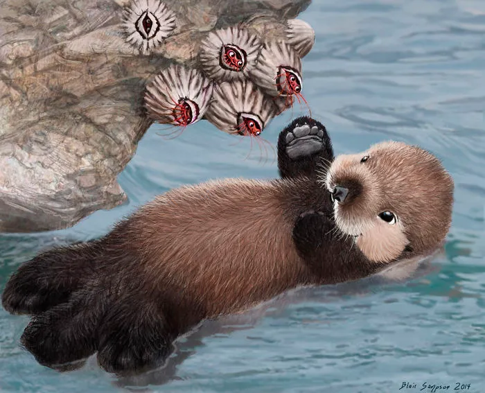 Cute Portraits Of Unexpected Animal Buddies By Blair Sampson