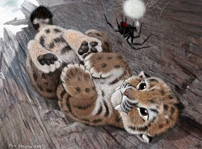 Cute Portraits Of Unexpected Animal Buddies By Blair Sampson