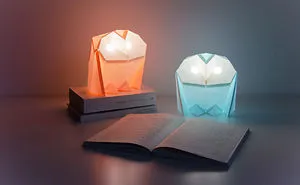 We Fed Our Barn Owl And Now He’s Grown Into A Paperlamp!