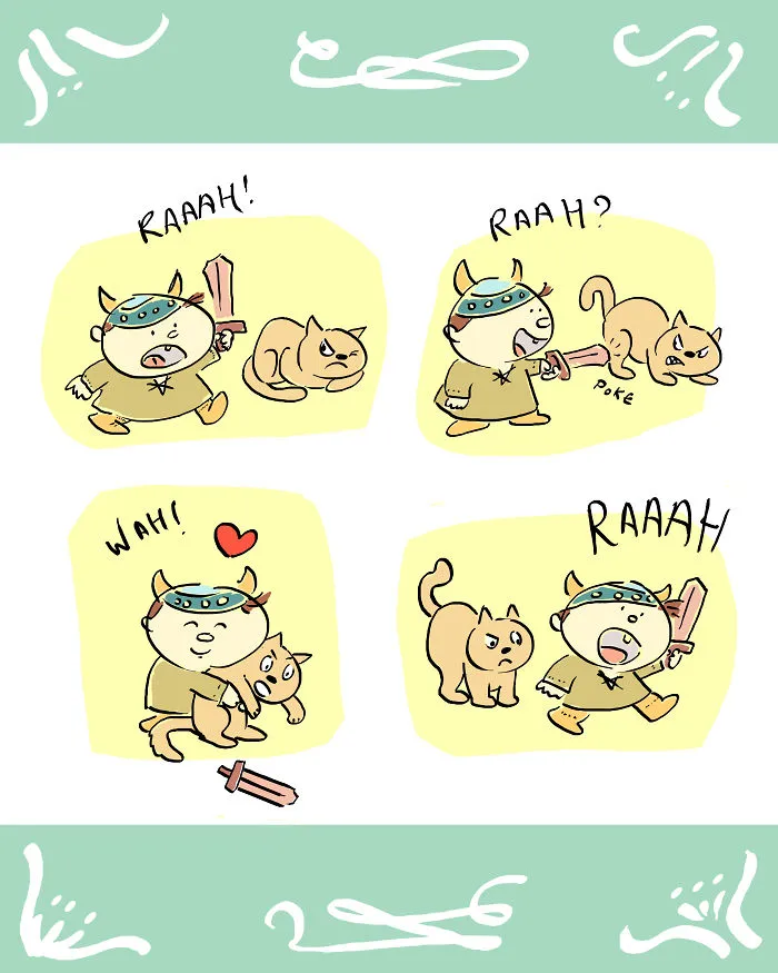 I Made A Little Boy & Cat-Comic