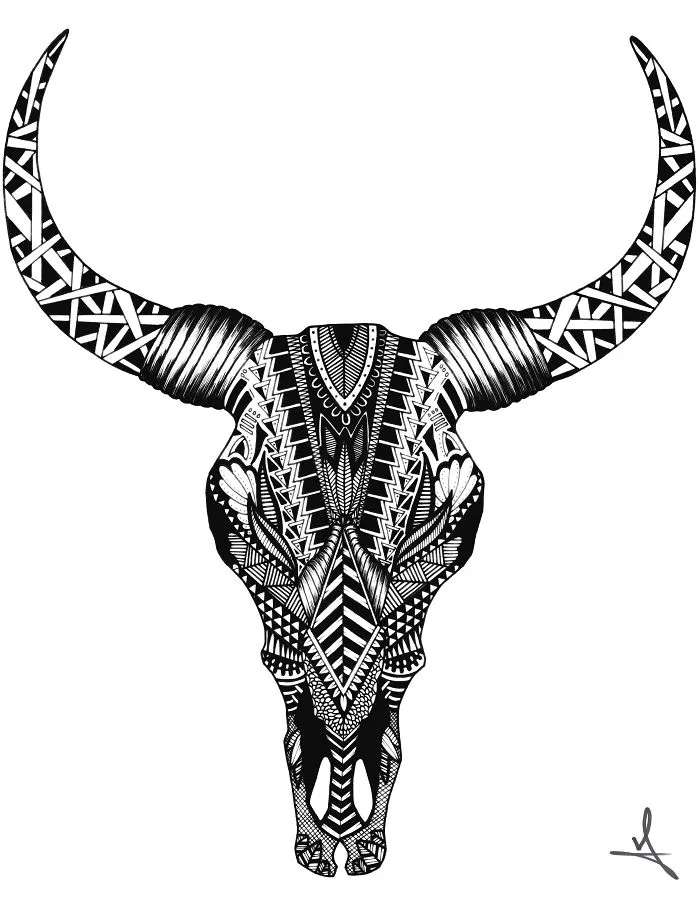 I Spend My Free Time Drawing Intricate Animals And Skulls