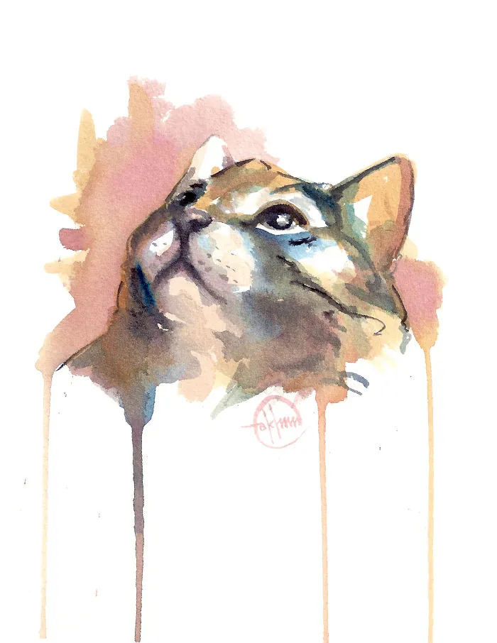 I Painted A Cat Everyday For The Month Of Catober