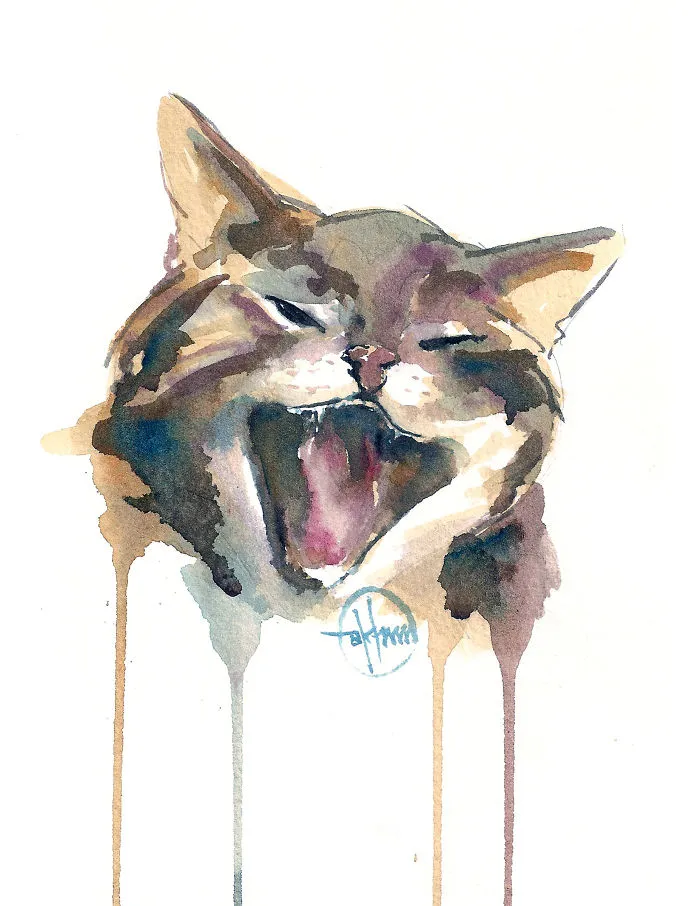 I Painted A Cat Everyday For The Month Of Catober