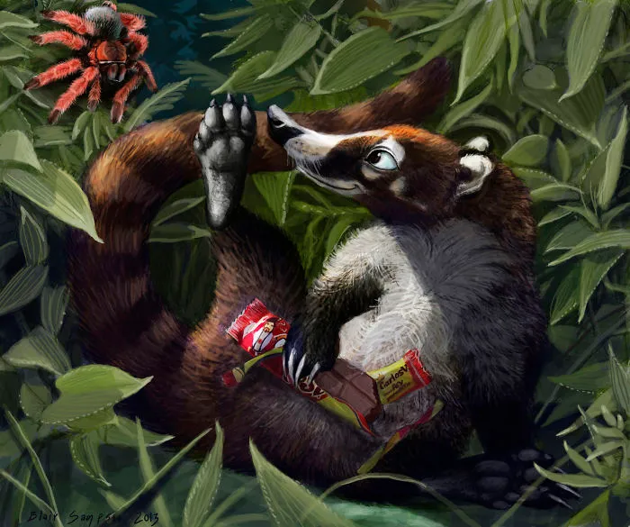 Cute Portraits Of Unexpected Animal Buddies By Blair Sampson