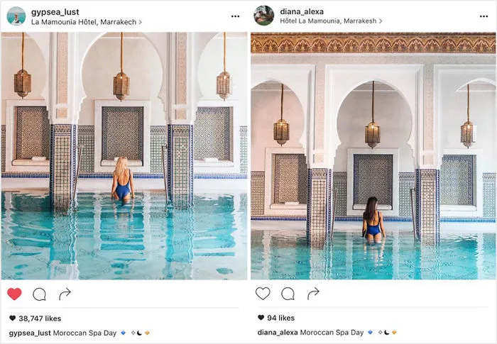 Couple Freaks Out After Realizing Someone Follows Them Around The World Just To Copy Their Travel Photos