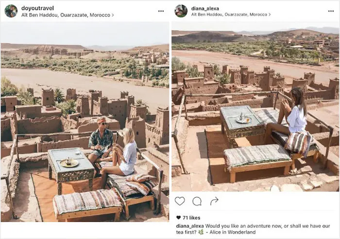Couple Freaks Out After Realizing Someone Follows Them Around The World Just To Copy Their Travel Photos