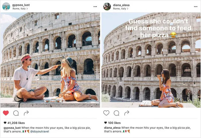 Couple Freaks Out After Realizing Someone Follows Them Around The World Just To Copy Their Travel Photos