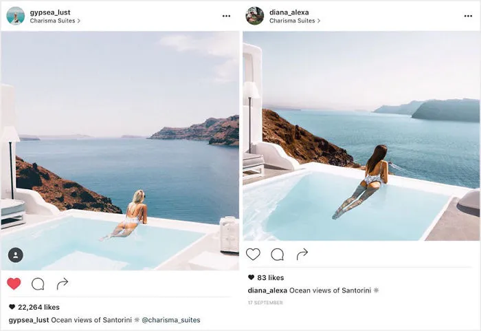Couple Freaks Out After Realizing Someone Follows Them Around The World Just To Copy Their Travel Photos