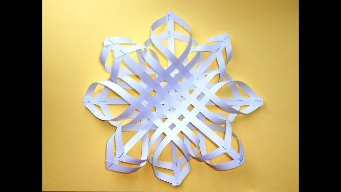 Snowflake Made Of Paper.