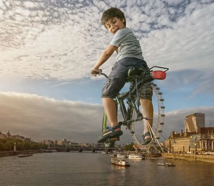 Dad Photoshops His Son Into Epic Scenarios Using His Expert-Manipulation Skills