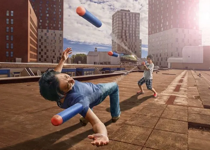 Dad Photoshops His Son Into Epic Scenarios Using His Expert-Manipulation Skills