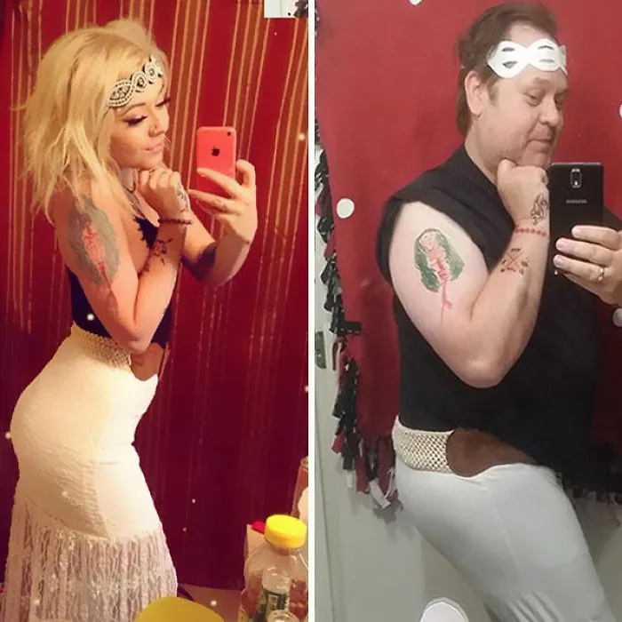 Dad Who's Been Trolling Daughter By Recreating Her Racy Selfies Now Has 2x More Followers Than Her