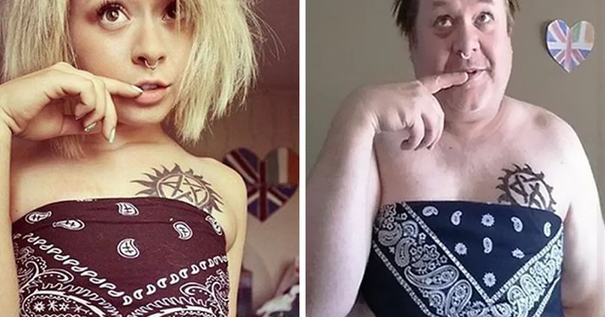 Este padre trolea a su hija recreando sus selfies atrevidos, y consigue el doble de seguidores que ella
