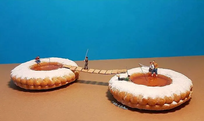 Italian Pastry Chef Creates Miniature Worlds With Desserts