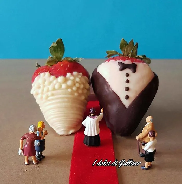 Italian Pastry Chef Creates Miniature Worlds With Desserts