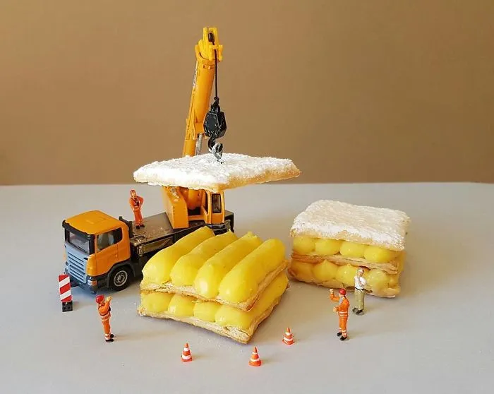 Italian Pastry Chef Creates Miniature Worlds With Desserts