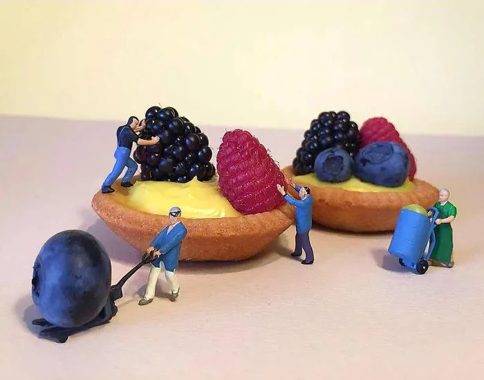 Italian Pastry Chef Creates Miniature Worlds With Desserts