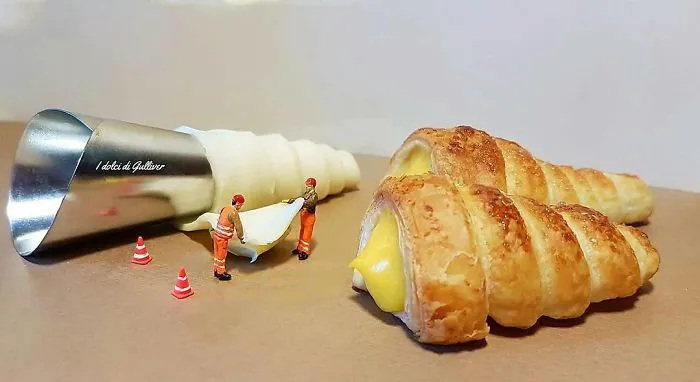 Italian Pastry Chef Creates Miniature Worlds With Desserts