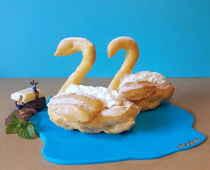 Italian Pastry Chef Creates Miniature Worlds With Desserts
