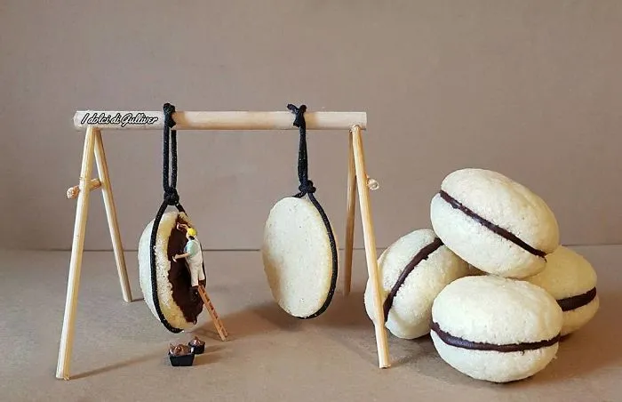 Italian Pastry Chef Creates Miniature Worlds With Desserts