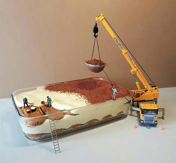 Italian Pastry Chef Creates Miniature Worlds With Desserts