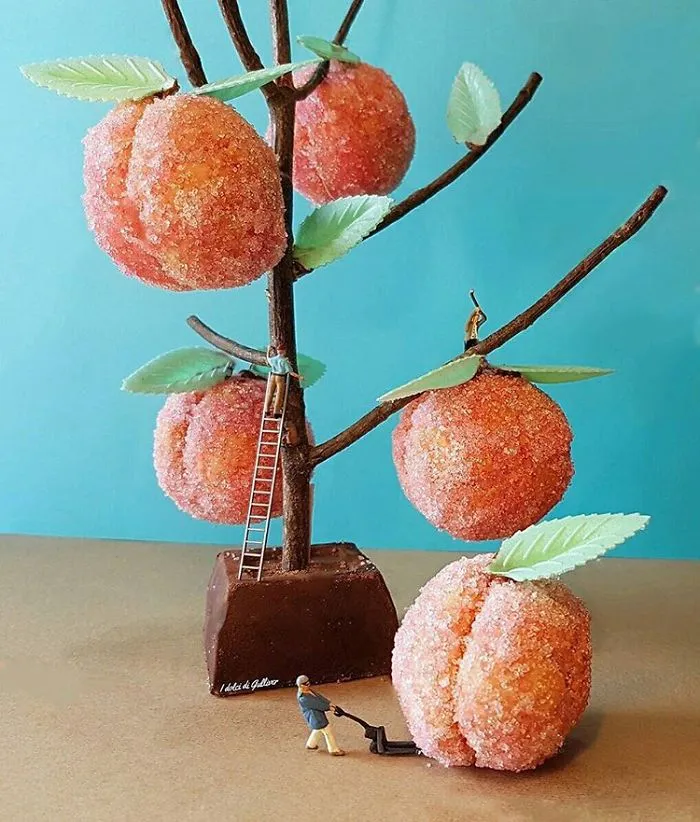 Italian Pastry Chef Creates Miniature Worlds With Desserts