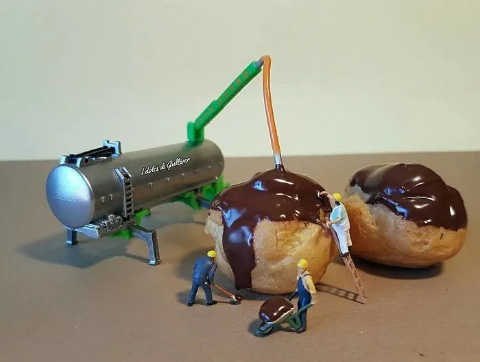 Italian Pastry Chef Creates Miniature Worlds With Desserts