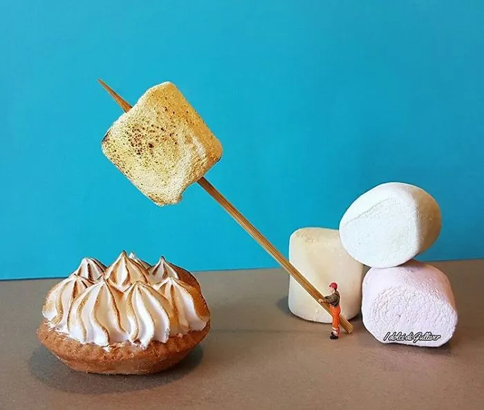 Italian Pastry Chef Creates Miniature Worlds With Desserts