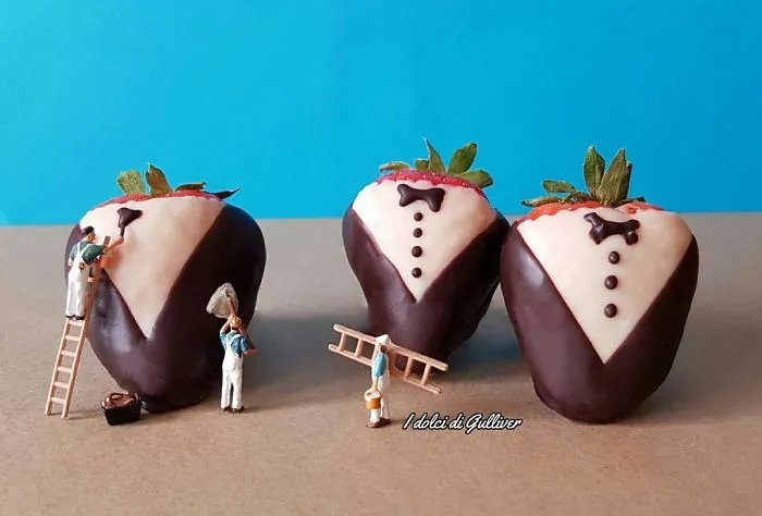Italian Pastry Chef Creates Miniature Worlds With Desserts