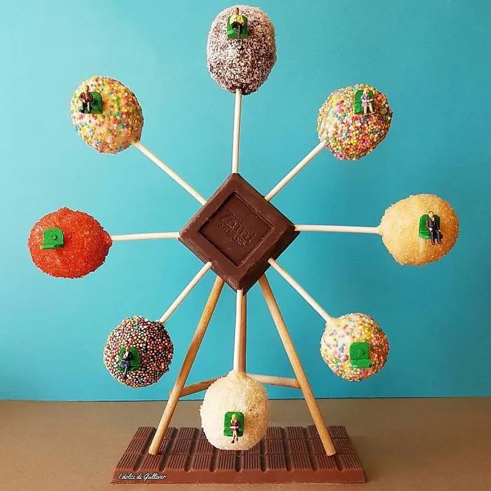 Italian Pastry Chef Creates Miniature Worlds With Desserts