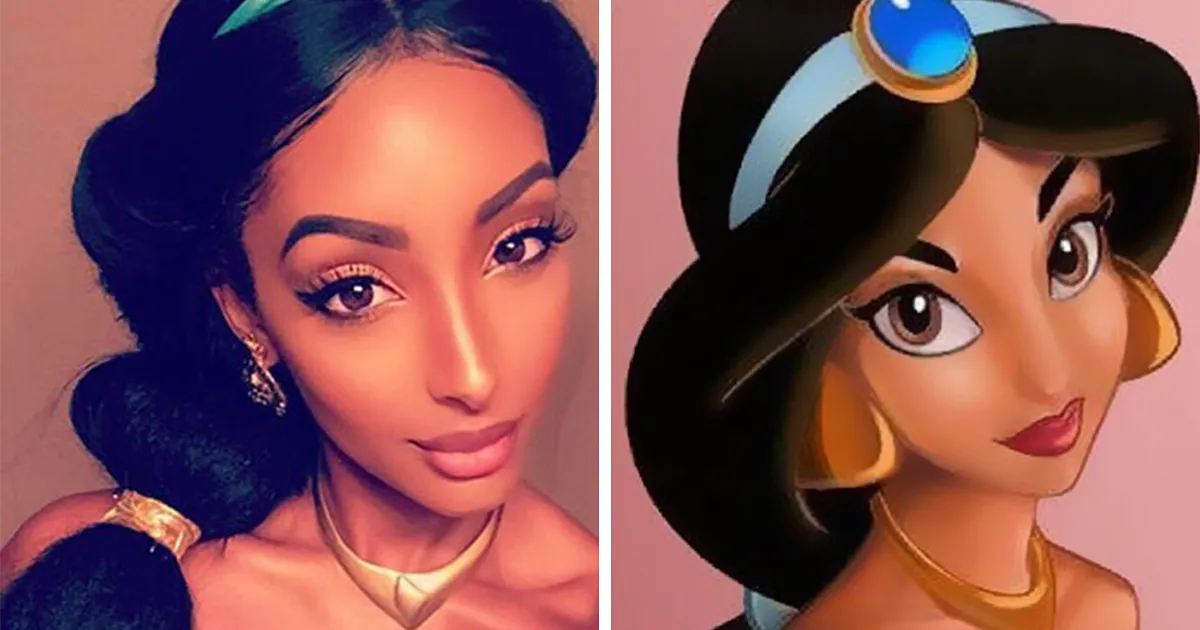Esta mujer parece la princesa Yasmín de Disney en la vida real