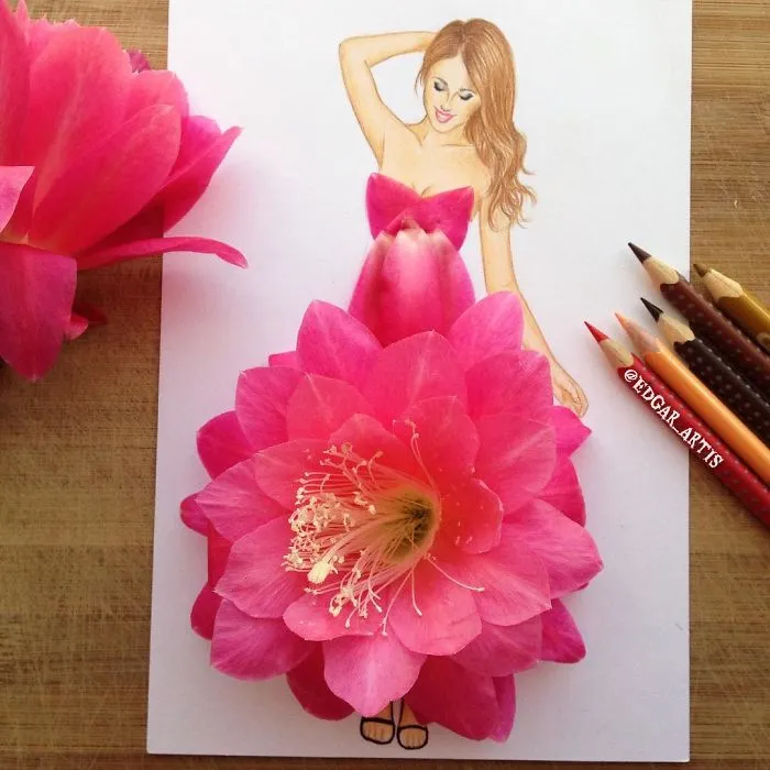 Armenian Fashion Illustrator Creates Stunning Dresses From Everyday Objects (70 Pics)