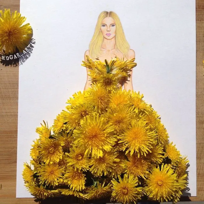 Armenian Fashion Illustrator Creates Stunning Dresses From Everyday Objects (70 Pics)