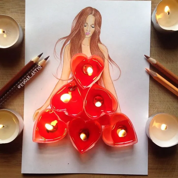 Armenian Fashion Illustrator Creates Stunning Dresses From Everyday Objects (70 Pics)
