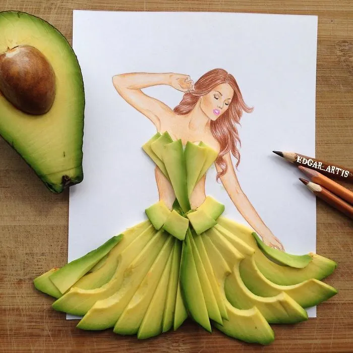 Armenian Fashion Illustrator Creates Stunning Dresses From Everyday Objects (70 Pics)