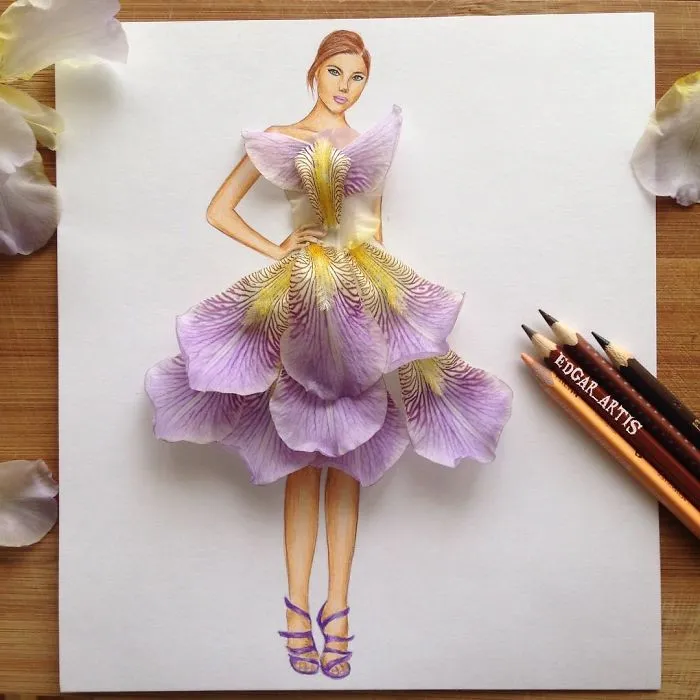 Armenian Fashion Illustrator Creates Stunning Dresses From Everyday Objects (70 Pics)