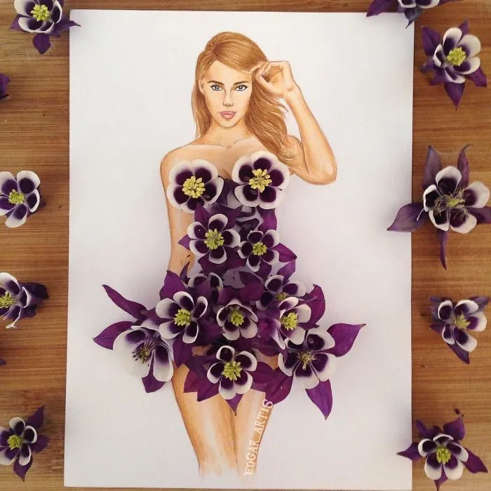 Armenian Fashion Illustrator Creates Stunning Dresses From Everyday Objects (70 Pics)