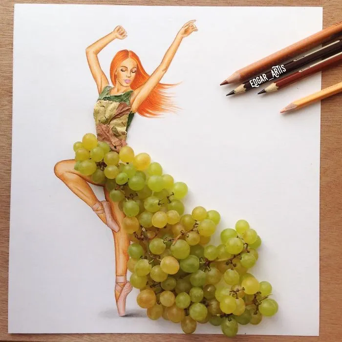Armenian Fashion Illustrator Creates Stunning Dresses From Everyday Objects (70 Pics)