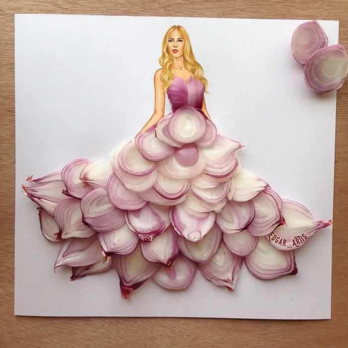 Armenian Fashion Illustrator Creates Stunning Dresses From Everyday Objects (70 Pics)