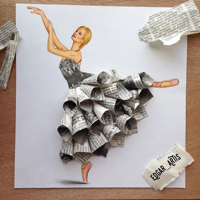 Armenian Fashion Illustrator Creates Stunning Dresses From Everyday Objects (70 Pics)
