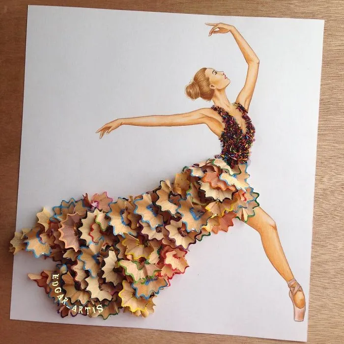 Armenian Fashion Illustrator Creates Stunning Dresses From Everyday Objects (70 Pics)