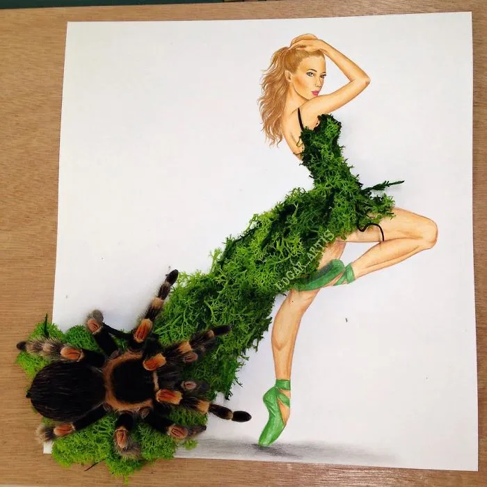 Armenian Fashion Illustrator Creates Stunning Dresses From Everyday Objects (70 Pics)