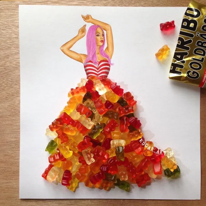 Armenian Fashion Illustrator Creates Stunning Dresses From Everyday Objects (70 Pics)