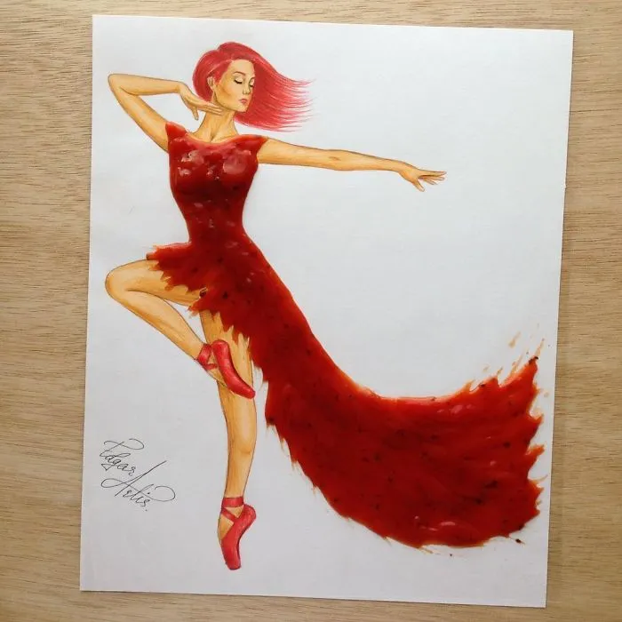 Armenian Fashion Illustrator Creates Stunning Dresses From Everyday Objects (70 Pics)