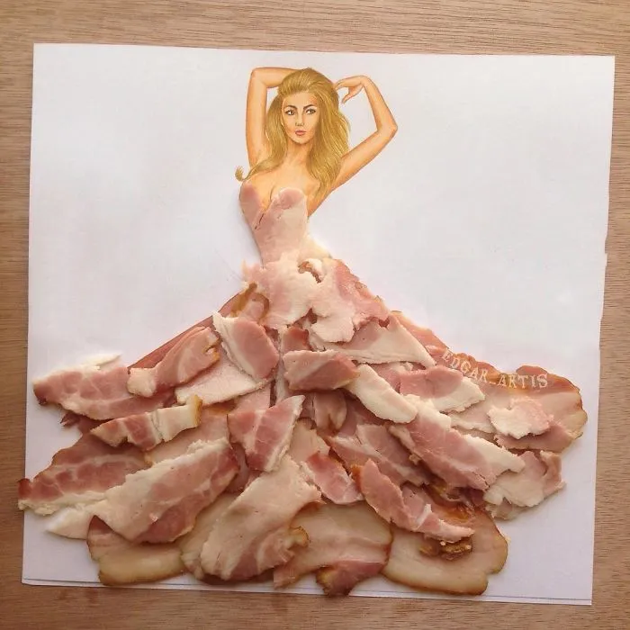 Armenian Fashion Illustrator Creates Stunning Dresses From Everyday Objects (70 Pics)
