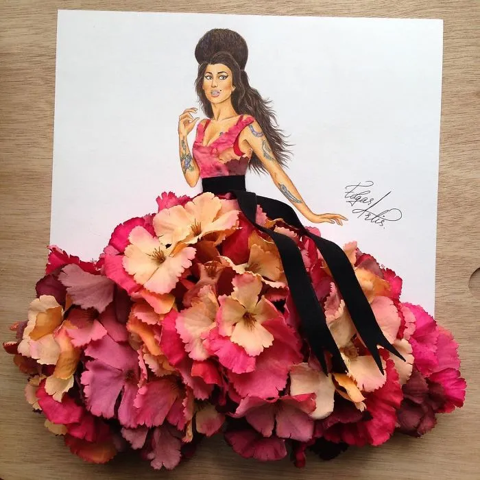 Armenian Fashion Illustrator Creates Stunning Dresses From Everyday Objects (70 Pics)